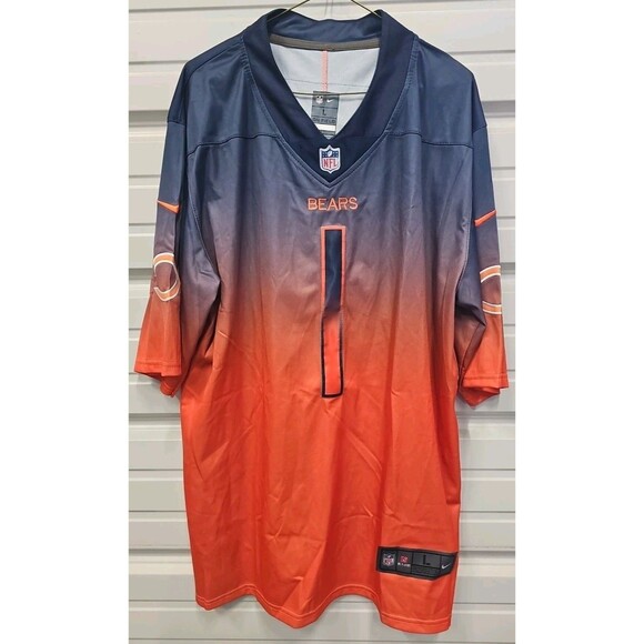 Nike NFL Players Authentic Chicago Bears Justin Fields Football Jersey Men’s L - Picture 1 of 7